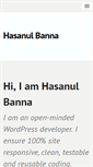 Mobile Screenshot of hasanulbanna.com